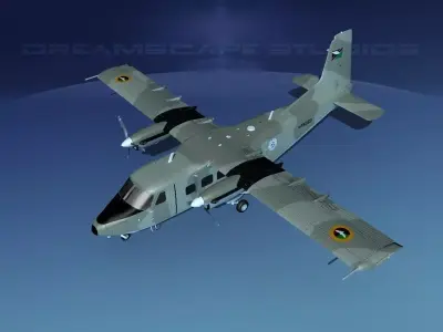 Harbin Y-12 II Military 2 3D model