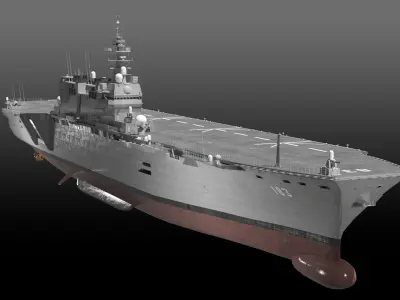 JS Izumo DDH-183 3D model