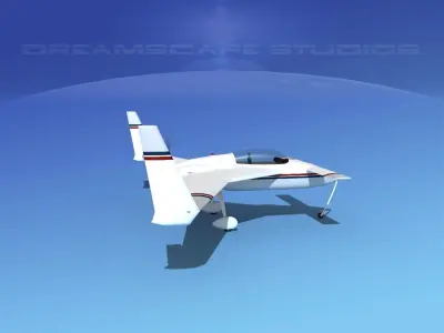 Rutan VariEze V10 3D model