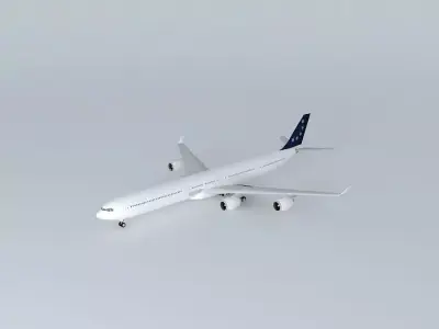 HiFly Airlines Airbus A340 600 Free 3D model