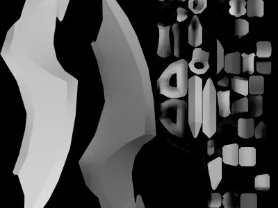 Medival lowpoly Sword Free low-poly 3D model