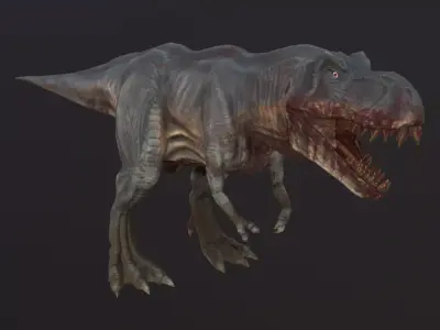 TyrannosaurusF t - rex Low-poly 3D model