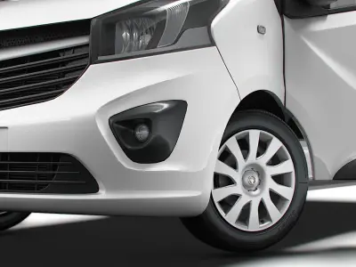 Vauxhall Vivaro Van L2H1 Tailgate HQInterior 2019 3D model