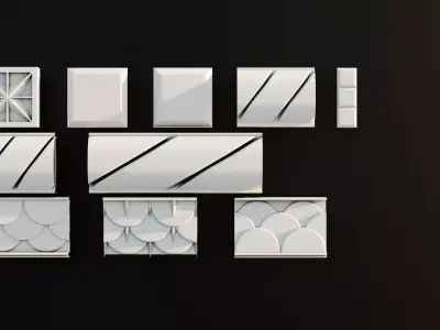 Ornament Pack Vol 6 - Gothic Medieval Byzantine 3D model