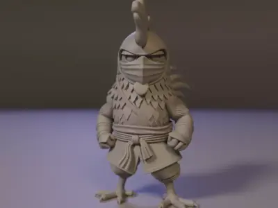Ronin Rooster 3D print model