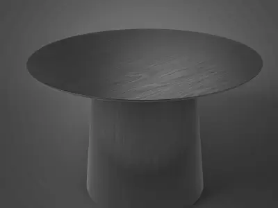 Coco Side Table Low-poly 3D model