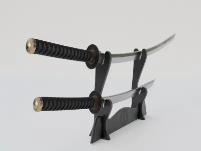 japanese weapon 3D model