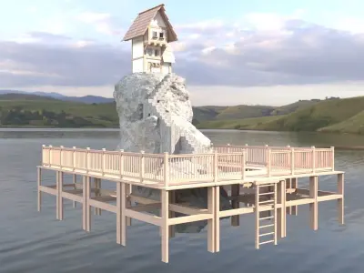 Fantastic Game Hause 3D model