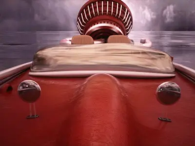 speed boat Free 3D model