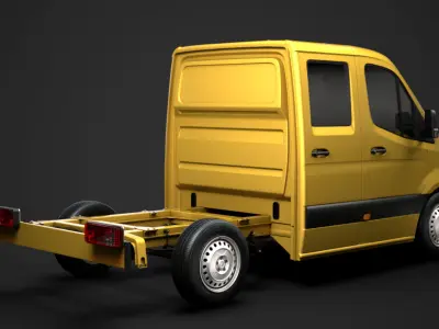 RAM Sprinter Chassis Crew Cab L1 FWD 2020 3D model