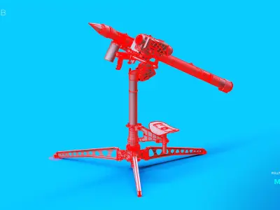 MANPADS Missile Launcher 3D model