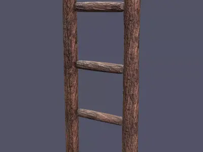 Muddy Ladder  Free low-poly 3D model