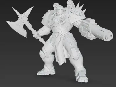 3D Printable Iron Oath Guardian Heavy Infantry Armor 3D model