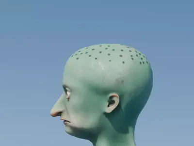 Squidward Low-poly 3D model