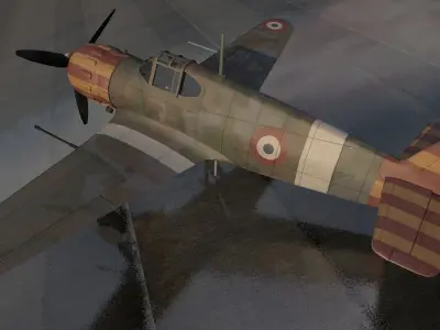 Bloch MB-152 C-1 3D model