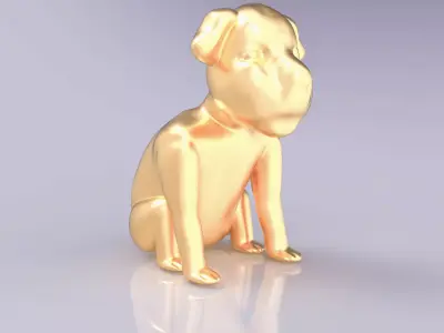 DOG PENDANT 3D model