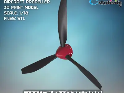 AIRPLANE PROPELLER 1-18  MTV-34-1-A 175-200 3D model