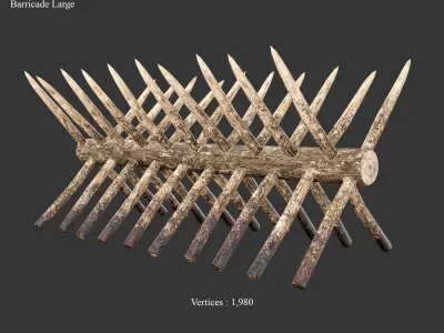 Medieval Collection Defense Spiked Walls 