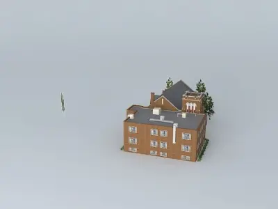 House of Worship Free 3D model
