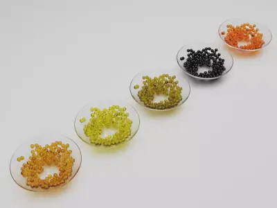 Caviar Set 3D model