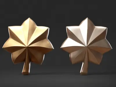 Major or Lieutenant Colonel Badge Free 3D print model