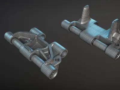 MT-LB Track RMSh High-Poly 3D model