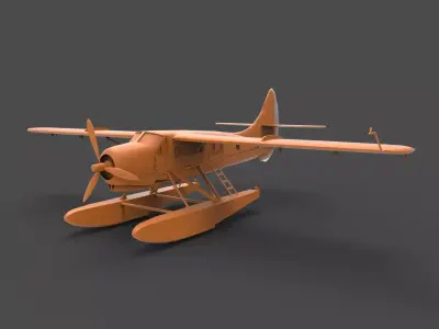 DHC-3 Otter 3D print model