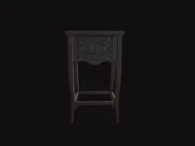 Medieval Furniture V5 Low-poly 3D model