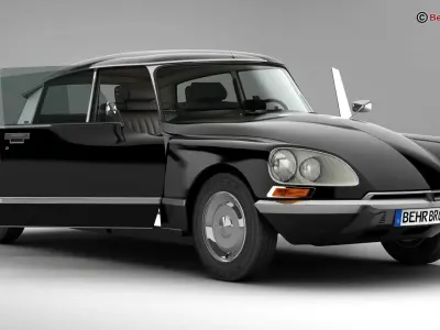 Citroen DS 23 Pallas 3D model