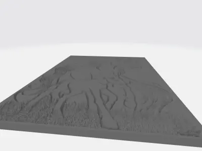 Horse 3D Free 3D print model