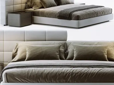 Lawrence Bed 3D model