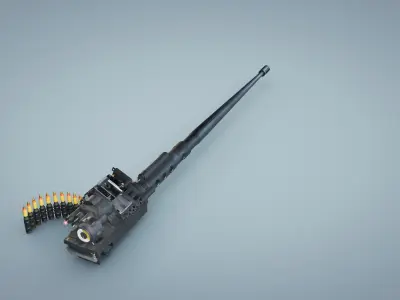 M242 Bushmaster Chain Gun 3D model