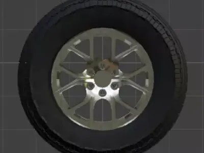High-Poly Hyper-Realistic Sport Car Model 3D model