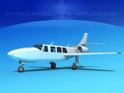Piper Aerostar FJ-100 Fanjet V11 3D model