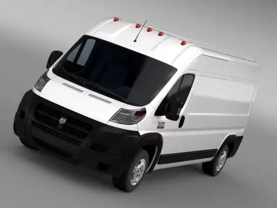 Ram Promaster Cargo 3500 HR 159WB 2015 3D model