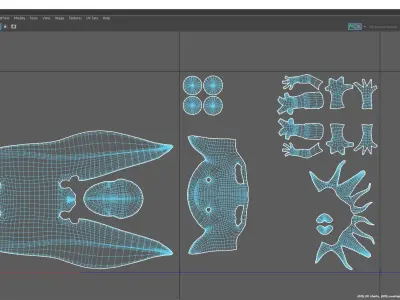 Axolotl - Salamander 3D model