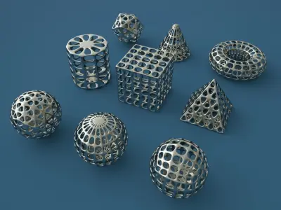 Standard geometric primitives 3D print model