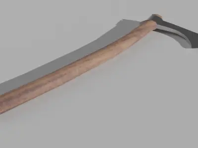 Medieval Axes and Blunt Weapons 3D Model Collection