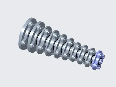 Ball Bearing Cast Iron Pilot Free 3D model