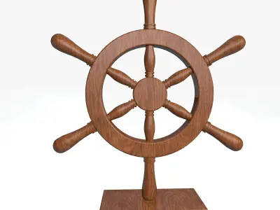 Nautical Wheel 3D model