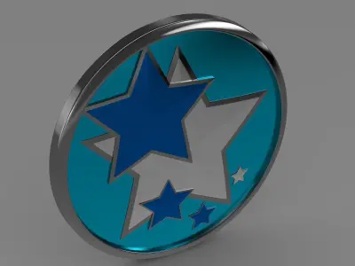 Venucia logo 3D model