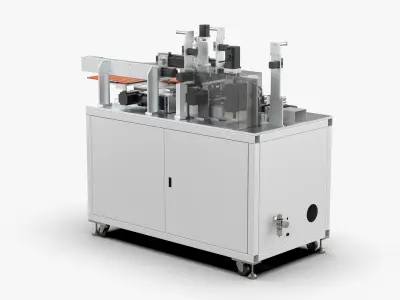 Fully Automatic Dipping Tin Soldering Machine 3D model