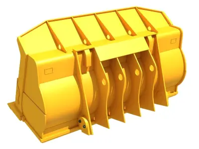 Excavator Bucket 3D model