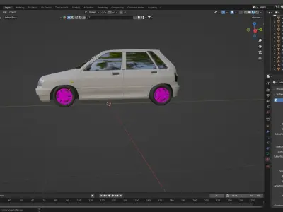 saipa 111 edited free Free 3D model