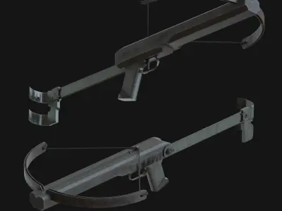 Crossbow Mark III Low-poly 3D model