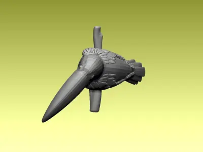 tucan toucan bird 3D model