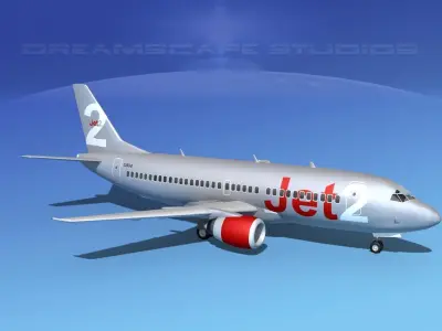 Boeing 737-300 Jet2 3D model