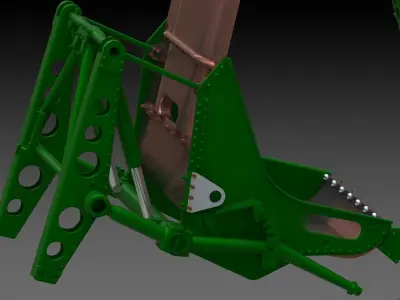 Spitfire Hight definition work SEAT STL FILES 3D print model 3D print model