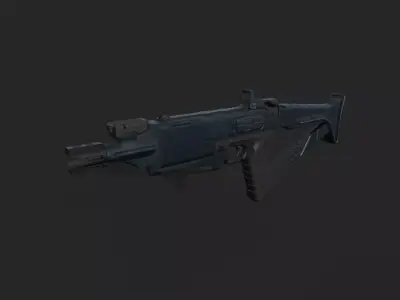 Sci-Fi Weapons Collection Low-poly 3D model