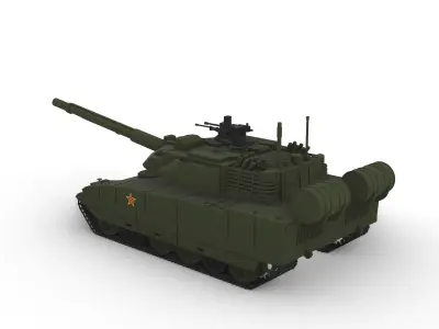 ZTQ-15 Light Tank 3D model